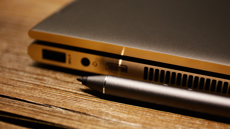 This isn’t a slim laptop. It doesn’t feel overly bulky, but it’s definitely thicker than an old MacBook Pro or the Dell XPS 15.